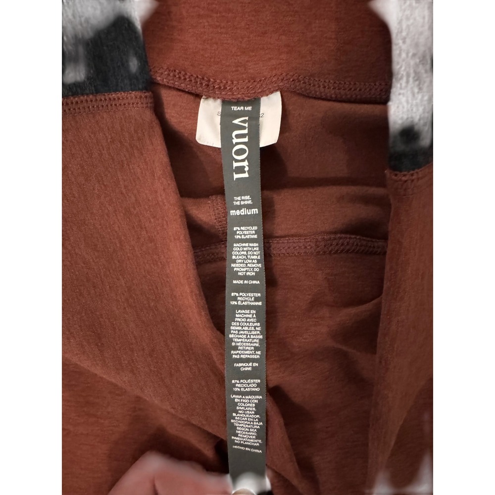 Vuori Elevation Performance Leggings Rust Terraco… - image 4